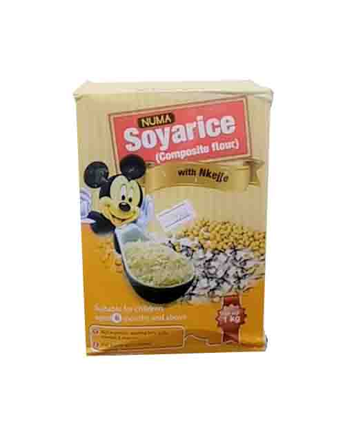 Numa soya rice with nkenje composite flour