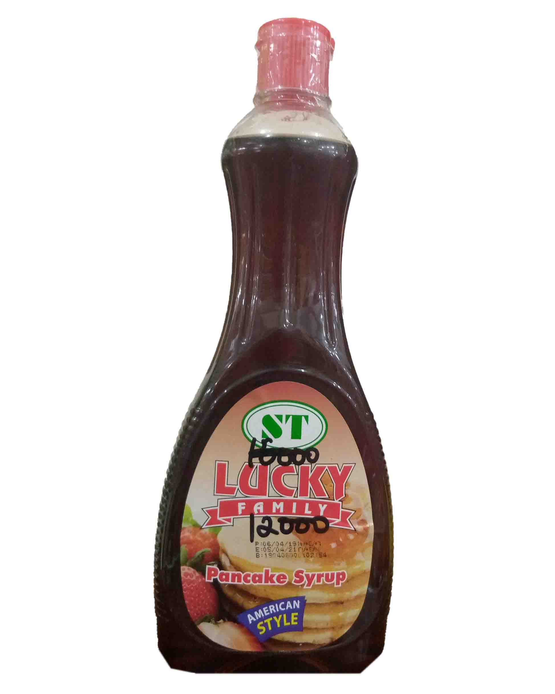 ST lucky family pancake syrup