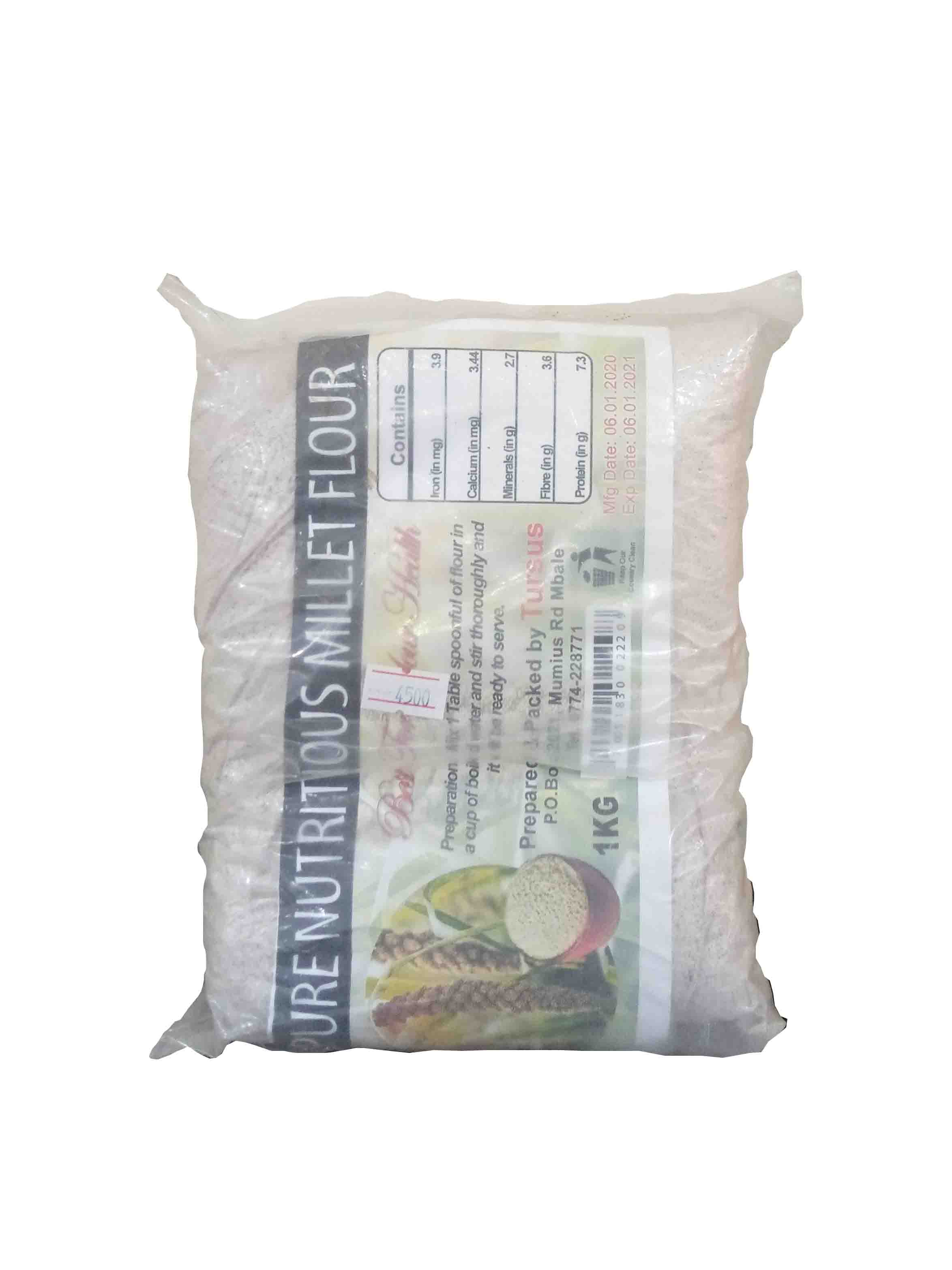 Pure nutritious millet flour