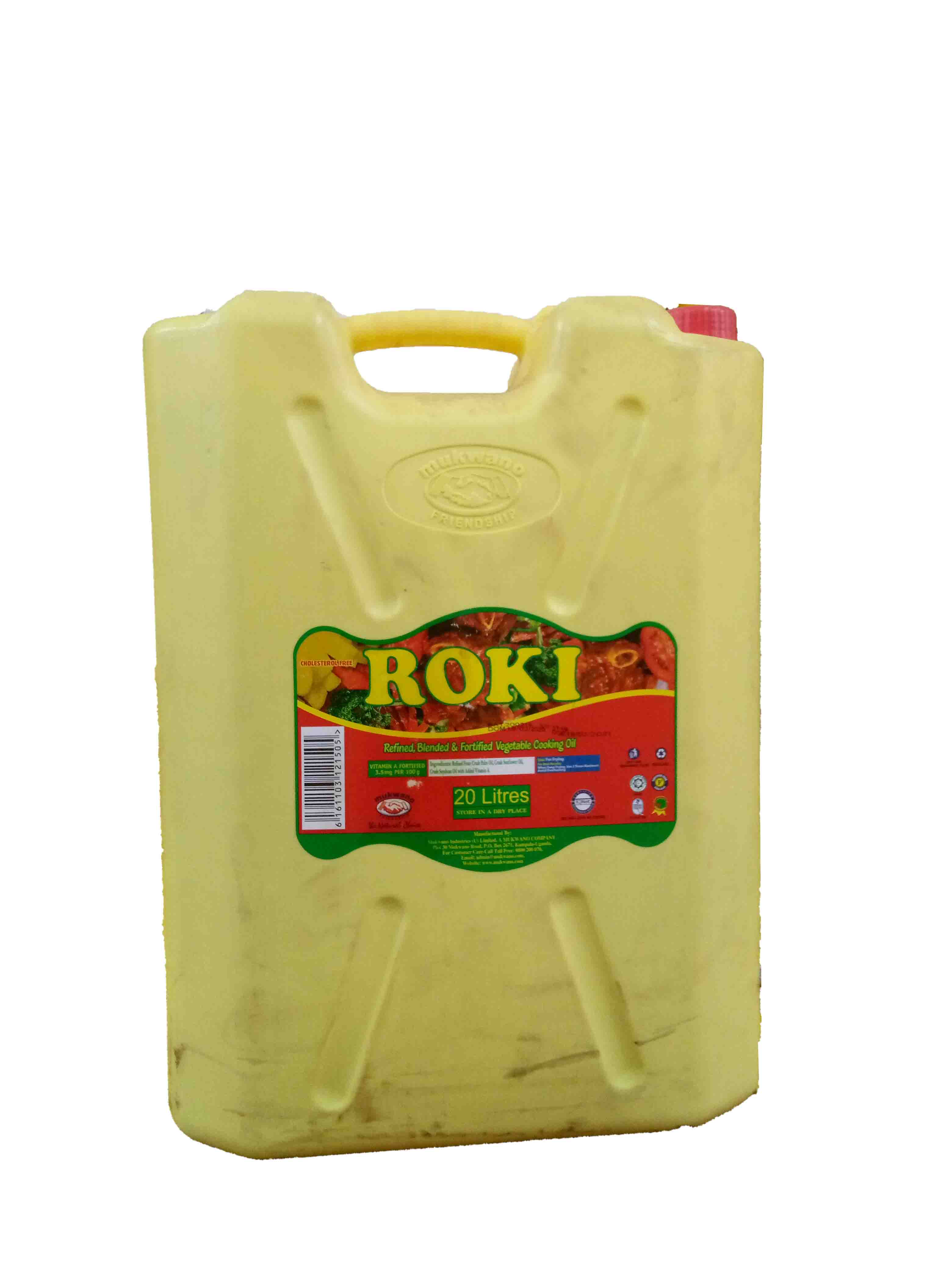 Roki refined blended fortified vegetable cooking oil