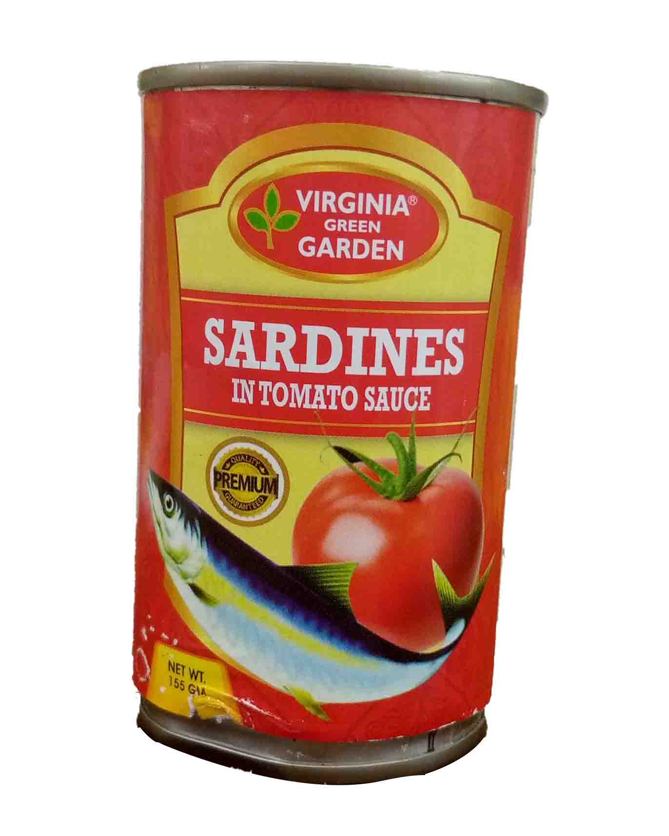 Virginia green garden sardines in tomato sauce