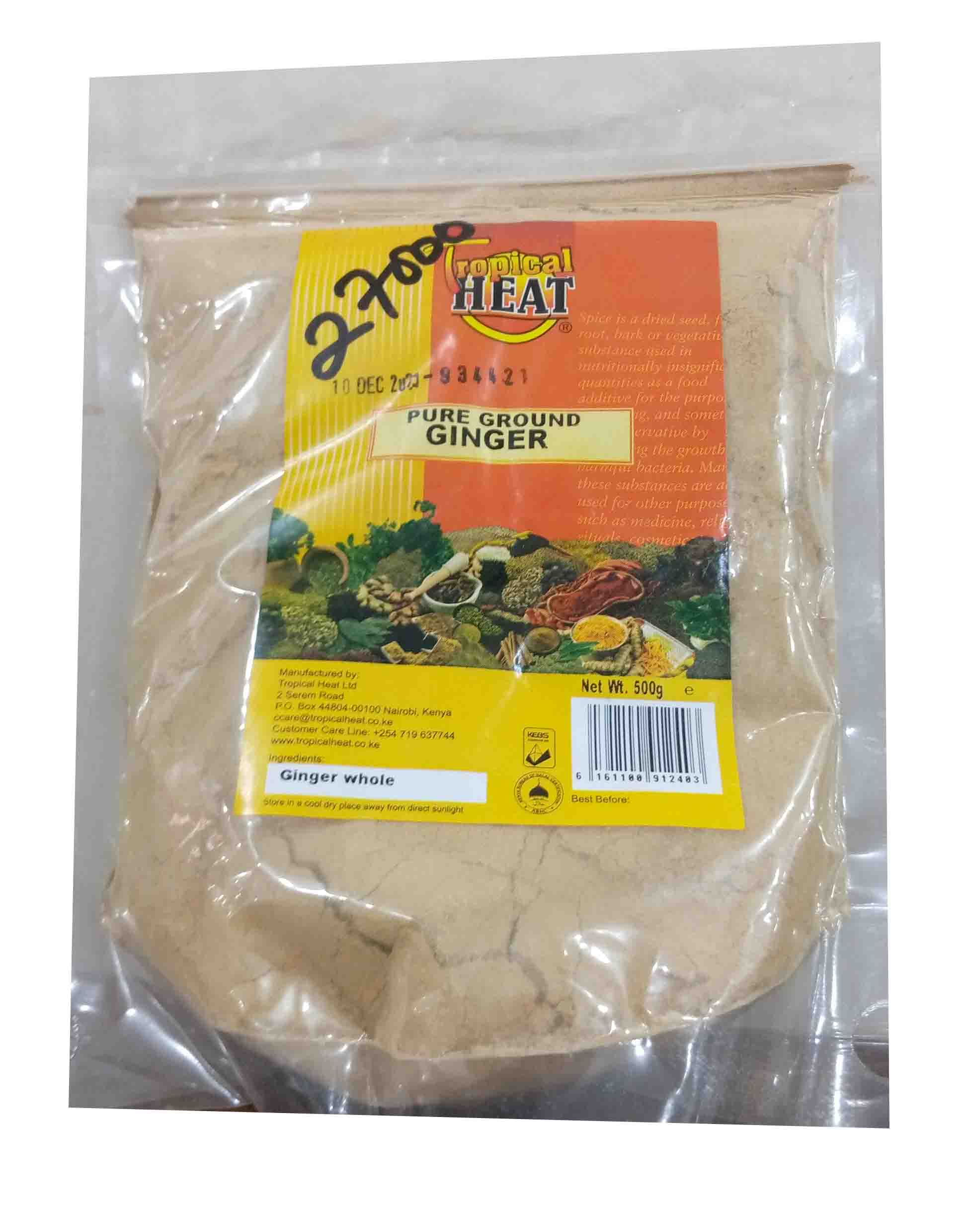 Tropical heat pure ground ginger