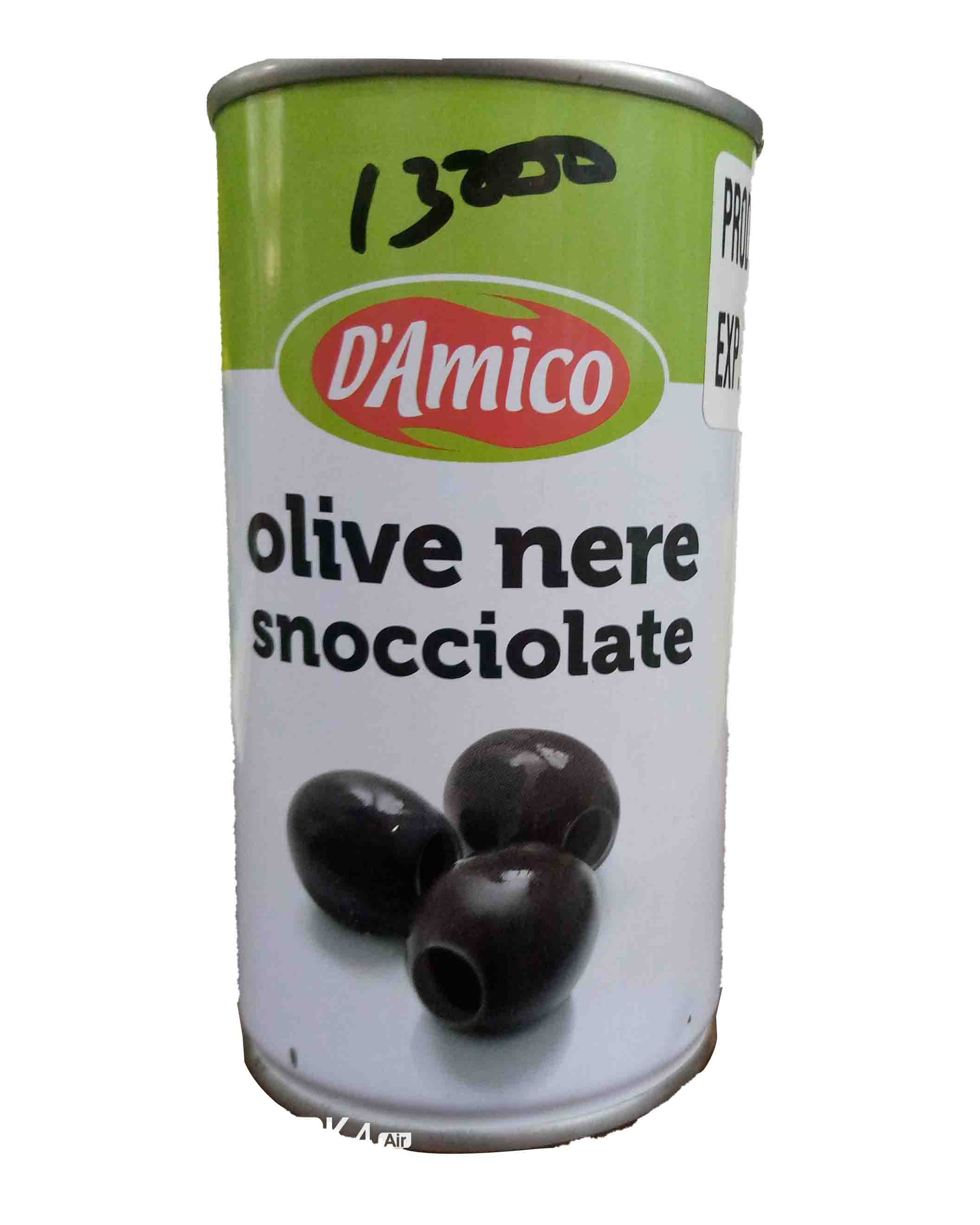 Damico olive nere snocciolate