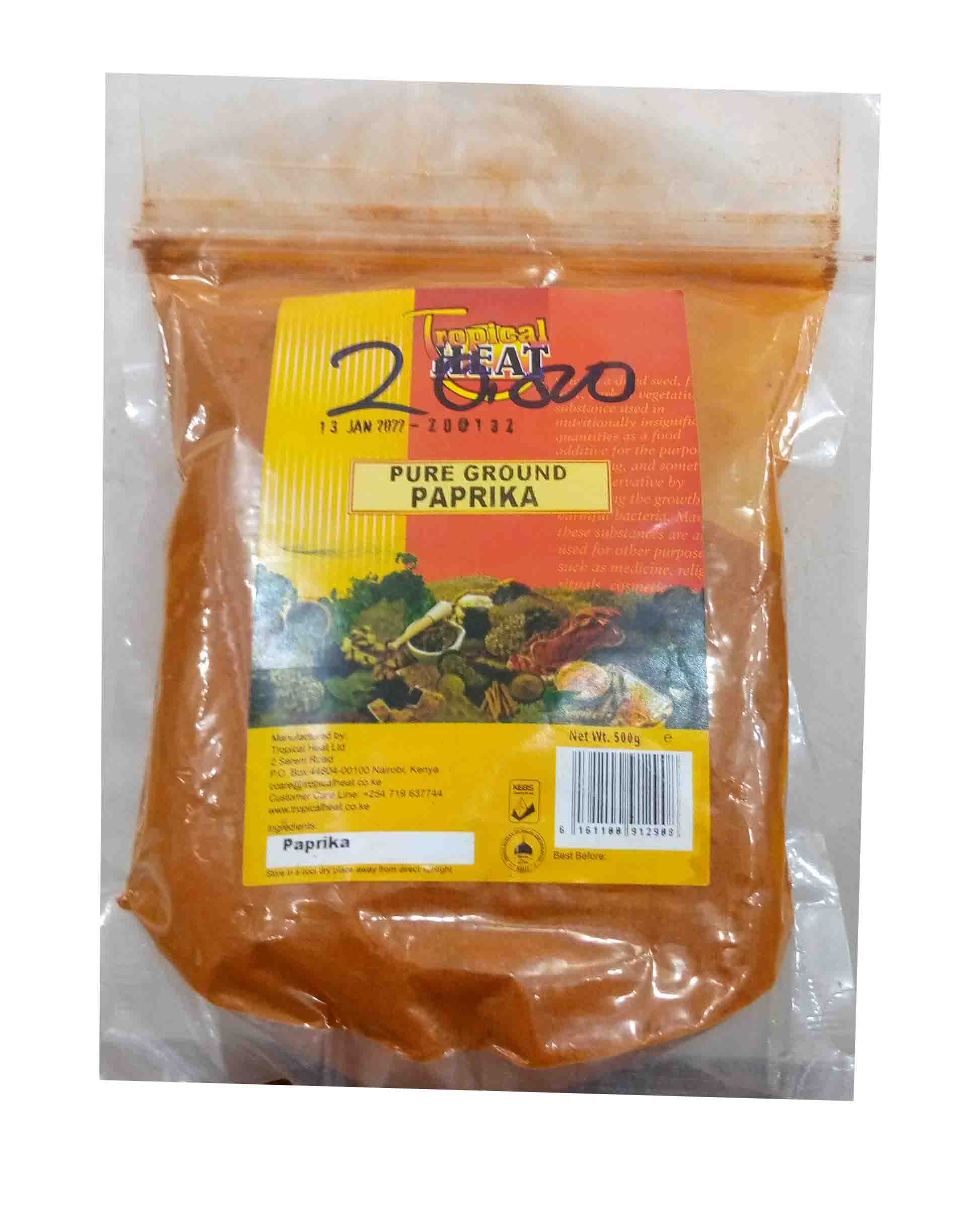 Tropical heat pure ground paprik